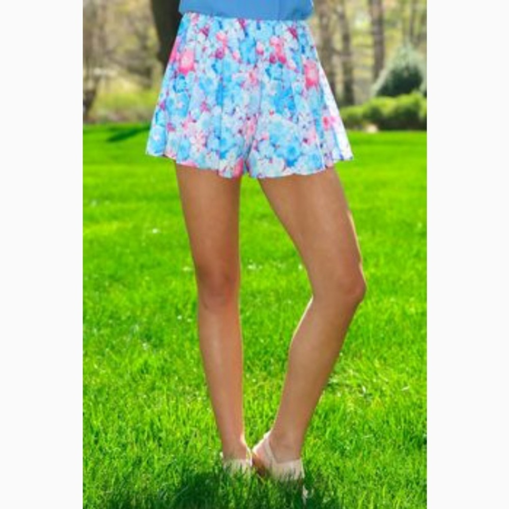 Love Riche floral printed shorts